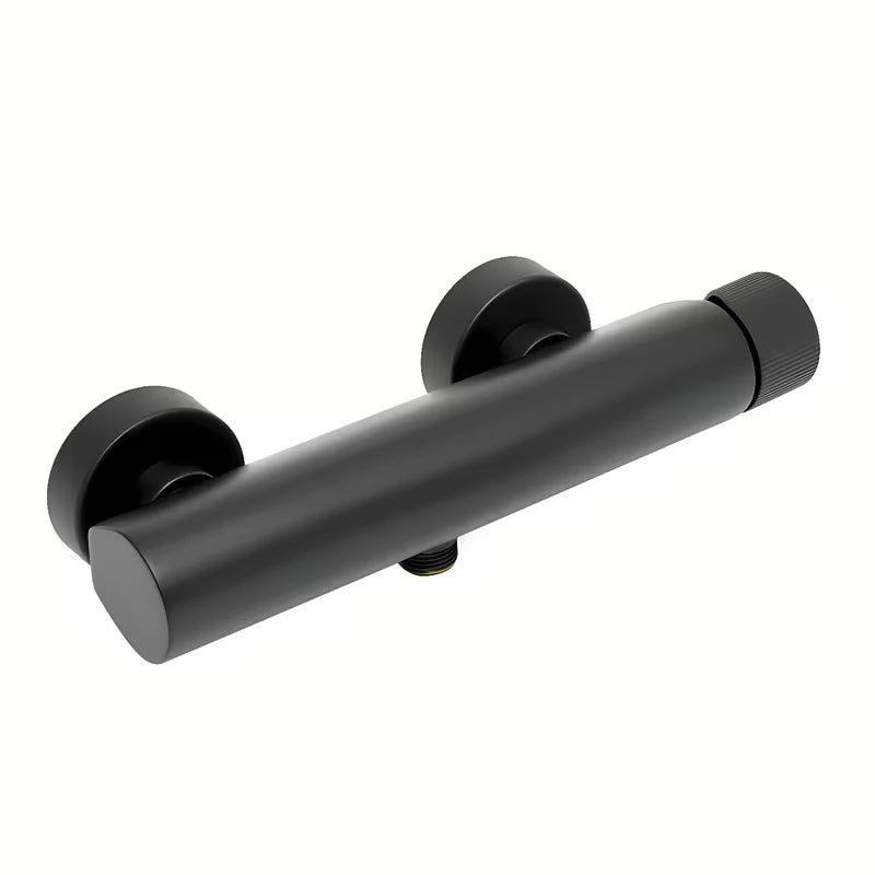 Jednoručna Baterija zidna miješalica za tuš SAT Evolution u mat crnoj boji bez tuš seta