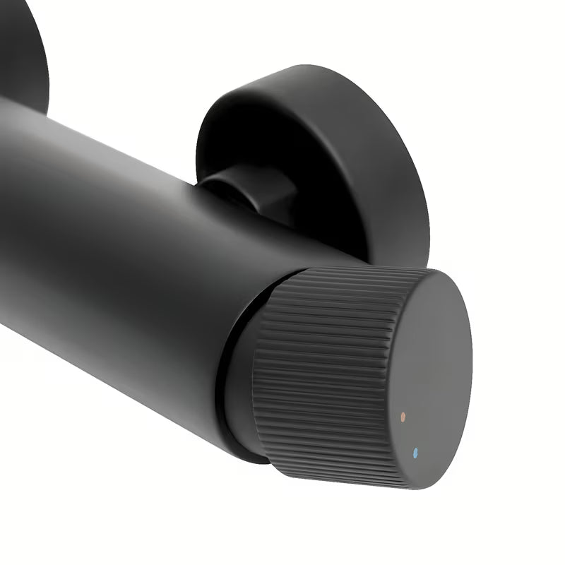 Jednoručna Baterija zidna miješalica za tuš SAT Evolution u mat crnoj boji bez tuš seta