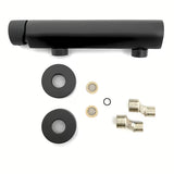 Jednoručna Baterija zidna miješalica za tuš SAT Evolution u mat crnoj boji bez tuš seta