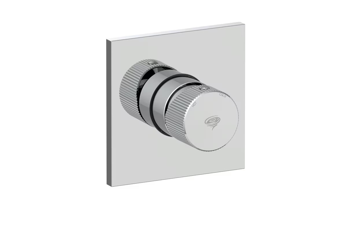 Podžbukna jednoručna baterija miješalica za tuš SAT Evolution u krom izvedbi.