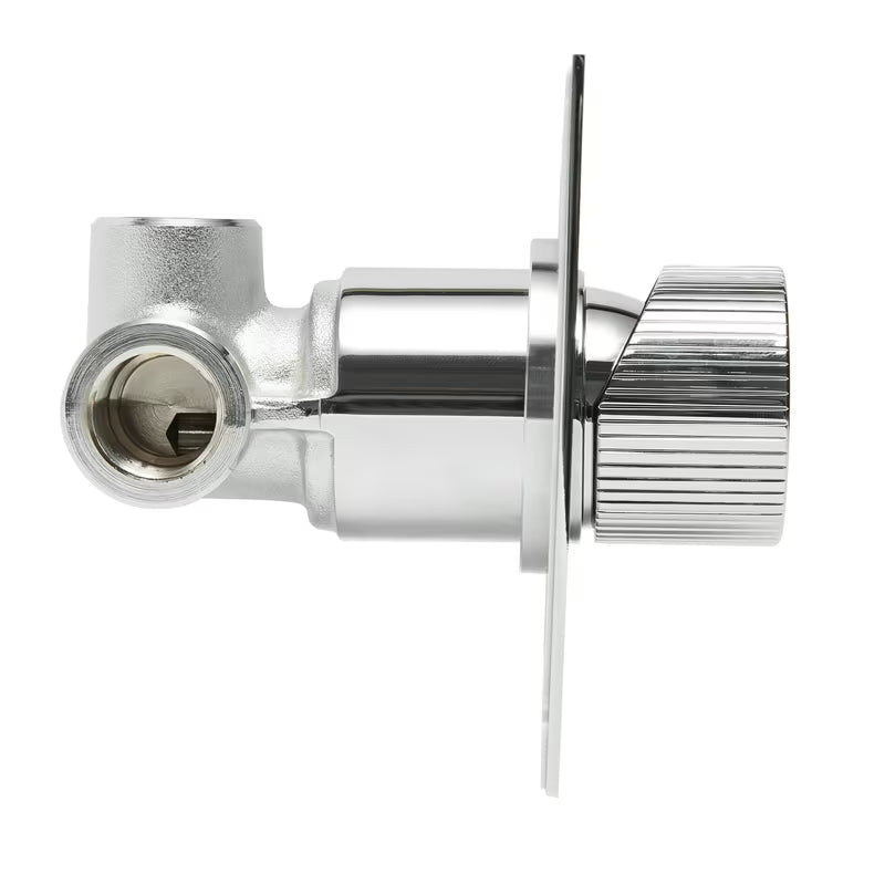 Podžbukna jednoručna baterija miješalica za tuš SAT Evolution u krom izvedbi.