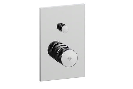 Podžbukna tuš i miješalica za kadu SAT Evolution u krom izvedbi s ručicom