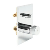 Podžbukna tuš i miješalica za kadu SAT Evolution u krom izvedbi s ručicom