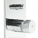 Podžbukna tuš i miješalica za kadu SAT Evolution u krom izvedbi s ručicom