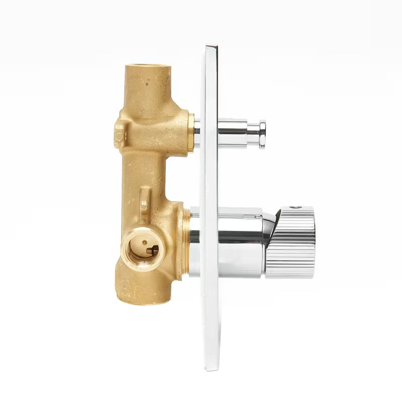 Podžbukna tuš i miješalica za kadu SAT Evolution u krom izvedbi s ručicom