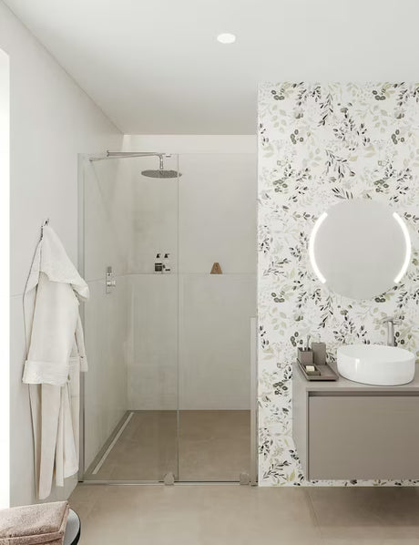 Podžbukna tuš i miješalica za kadu SAT Evolution u krom izvedbi s ručicom