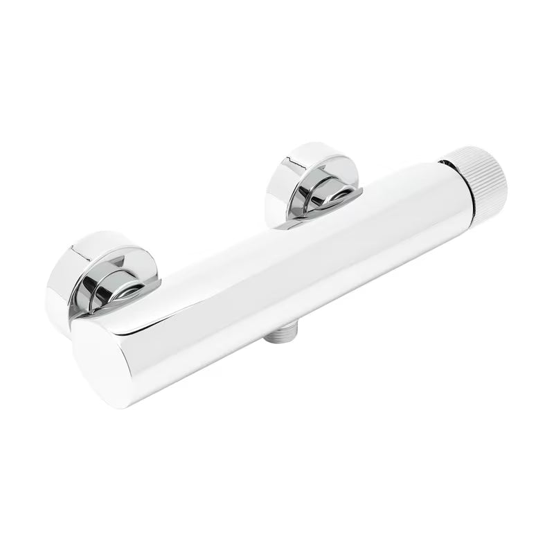 Kromirana jednoručna baterija miješalica za tuš SAT Evolution pro za zidnu montažu bez tuš seta.