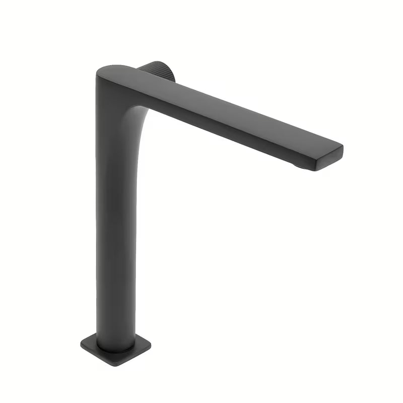 Visoka miješalica za Umivaonik SAT Evolution u mat crnoj boji bez odvoda