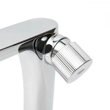 Visoka jednoručna baterija miješalica za umivaonik SAT Evolution u krom izvedbi pro umivaonik na ploču.