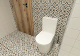 Bijela keramička ČETKA za Wc SAT Feel samostojeće izvedbe
