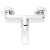 Zidna jednoručna baterija miješalica za tuš SAT Feel u kromiranoj izvedbi bez tuš seta.