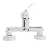 Zidna jednoručna baterija miješalica za tuš SAT Feel u kromiranoj izvedbi bez tuš seta.