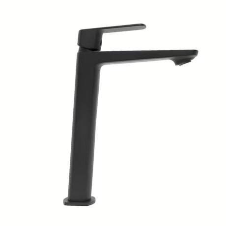 Visoka miješalica za Umivaonik SAT Feel u mat crnoj izvedbi bez odvoda.