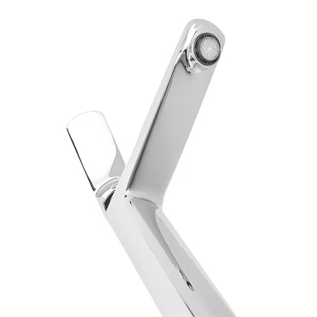 Visoka miješalica za Umivaonik SAT Feel u sjajnom kromu bez odvoda.