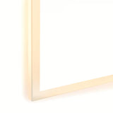 Bijelo pravokutno LED ogledalo SAT Feel 60x100 cm sa senzorom i odabirom triju boja svjetla.