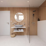 Skratljivi tuš kanalica SAT Flexi 100 cm od poliranog nehrđajućeg čelika s punom rešetkom u sjajnoj izvedbi.