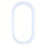 Ovalno LED ogledalo SAT Fusion 54x94 cm s osvijetljenim prozirnim okvirom i senzorskim upravljanjem