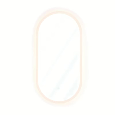 Ovalno LED ogledalo SAT Fusion 54x94 cm s osvijetljenim prozirnim okvirom i senzorskim upravljanjem
