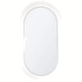 Ovalno LED ogledalo SAT Fusion 54x94 cm s osvijetljenim prozirnim okvirom i senzorskim upravljanjem