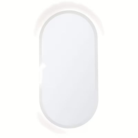 Ovalno LED ogledalo SAT Fusion 54x94 cm s osvijetljenim prozirnim okvirom i senzorskim upravljanjem