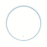 Okruglo Led ogledalo SAT Fusion 60 cm s osvijetljenim prozirnim okvirom i senzorskim upravljanjem