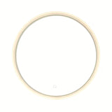 Okruglo Led ogledalo SAT Fusion 60 cm s osvijetljenim prozirnim okvirom i senzorskim upravljanjem