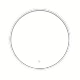 Okruglo Led ogledalo SAT Fusion 60 cm s osvijetljenim prozirnim okvirom i senzorskim upravljanjem