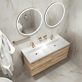 Okruglo Led ogledalo SAT Fusion 60 cm s osvijetljenim prozirnim okvirom i senzorskim upravljanjem