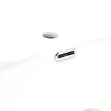 Bijeli sjajni keramički umivaonik za kupaonski ormarić SAT Fusion 100,6x46,3 cm sa središnjim otvorom i preljevom.