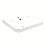 Bijeli keramički umivaonik za kupaonski ormarić SAT Fusion 60,5x46,3 cm s otvorom pro slavinu u sredini