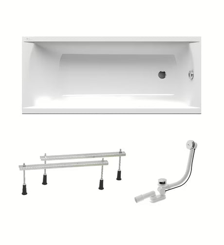 Pravokutna akrilna kada SAT Fusion 150x70 cm prikladna za lijevu i desnu orijentaciju pro