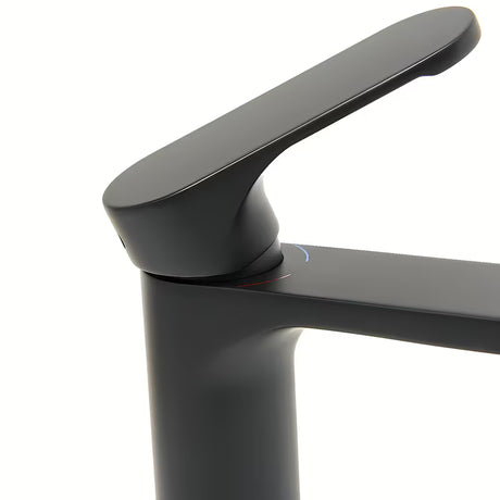 Mat crna ručica SAT Fusion kao zamjenska upravljačka ručica za pro slavinu.