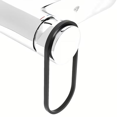 Zamjenska upravljačka ručica SAT Fusion u izvedbi krom i crna pro moderan izgled kupaonske slavine.