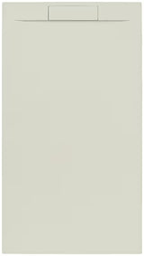 Pravokutna tuš kada SAT Fusion 160x80 cm od lijevanog mramora u boji beige