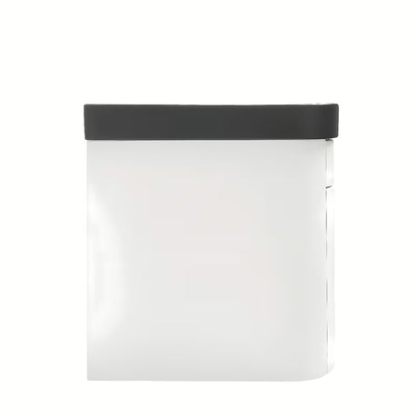 Viseća ormarić s keramičkim umivaonikom SAT Fusion u mat bijeloj boji s utičnicom i zaobljenim kutovima.