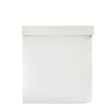 Viseća kupaonski ormarić SAT Fusion s keramičkim umivaonikom u mat bijeloj izvedbi