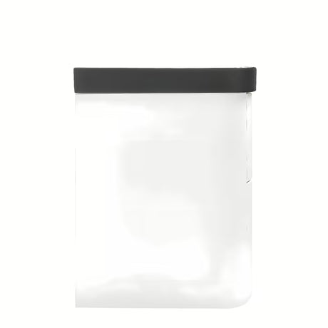 Viseća kupaonski ormarić SAT Fusion u mat bijeloj s keramičkim umivaonikom u mat crnoj