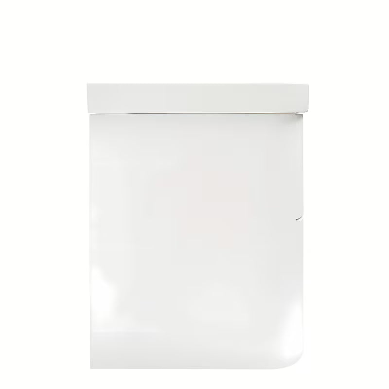 Viseća kupaonski ormarić SAT Fusion s keramičkim umivaonikom u mat bijeloj boji