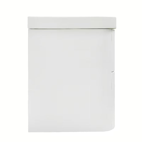 Viseća ormarić s umivaonikom SAT Fusion u mat bijeloj boji s dvije ladice