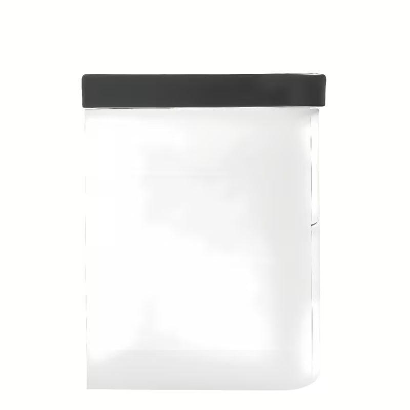 Viseća kupaonski ormarić SAT Fusion s keramičkim umivaonikom u mat bijeloj izvedbi