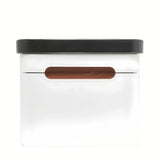 Viseća kupaonski ormarić s umivaonikom SAT Fusion u mat bijeloj boji sa zaobljenim rubovima