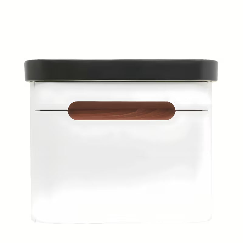 Viseća kupaonski ormarić s umivaonikom SAT Fusion u mat bijeloj boji sa zaobljenim rubovima