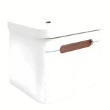 Viseća ormarić s keramičkim umivaonikom SAT Fusion u mat bijeloj izvedbi