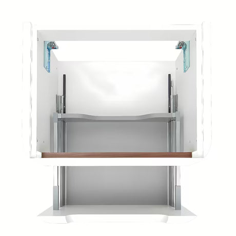 Viseća ormarić s keramičkim umivaonikom SAT Fusion u mat bijeloj izvedbi