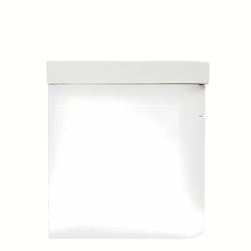 Viseća kupaonski ormarić SAT Fusion s keramičkim umivaonikom u mat bijeloj boji