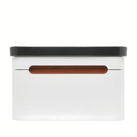 Viseća ormarić s umivaonikom SAT Fusion u mat bijeloj boji s mat crnim umivaonikom