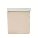 Viseća kupaonski ormarić s keramičkim umivaonikom SAT Fusion u mat pješčano bež boji