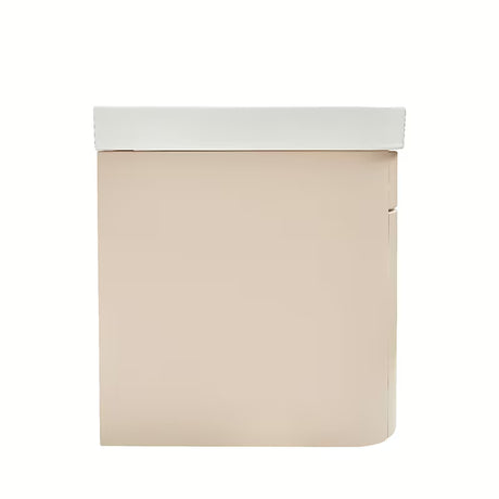 Viseća kupaonski ormarić s keramičkim umivaonikom SAT Fusion u mat pješčano bež boji