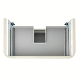 Viseća ormarić s umivaonikom SAT Fusion u mat pješčano bež boji s dvije ladice