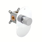 Podžbukna miješalica za tuš SAT Fusion s ručicom u betonskoj završnoj obradi